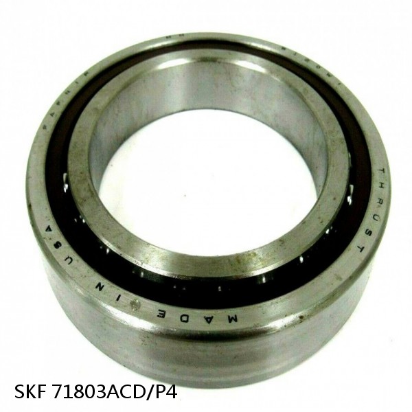 71803ACD/P4 SKF Super Precision,Super Precision Bearings,Super Precision Angular Contact,71800 Series,25 Degree Contact Angle