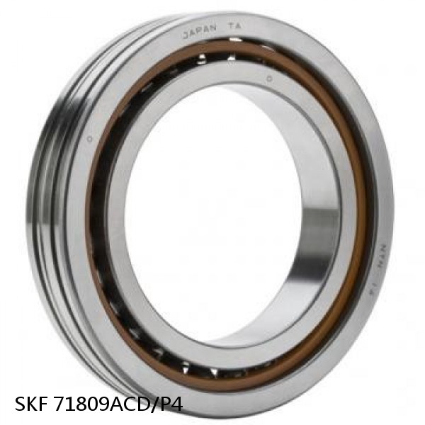 71809ACD/P4 SKF Super Precision,Super Precision Bearings,Super Precision Angular Contact,71800 Series,25 Degree Contact Angle